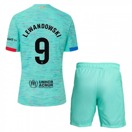 Tenue Enfant FC Barcelone Lewandowski 9 Troisieme 2023-24 (+ Short)
